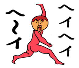 octopus dumplings and mayonnaise sticker #2754721