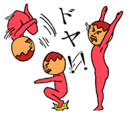 octopus dumplings and mayonnaise sticker #2754722