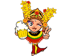 Bali Lily sticker #2754839