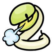 MOYASHI snake sticker #2754990