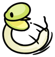 MOYASHI snake sticker #2754998