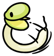 MOYASHI snake sticker #2754998