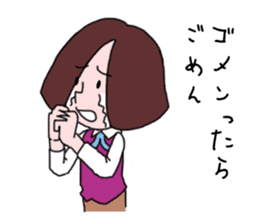 40 apologies by Japanese woman sticker #2755160