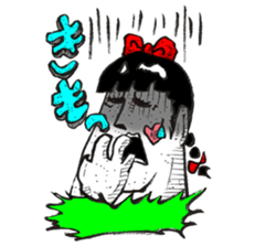 High school Moai girl "Moami" sticker #2755424