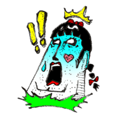 High school Moai girl "Moami" sticker #2755428