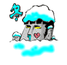 High school Moai girl "Moami" sticker #2755432