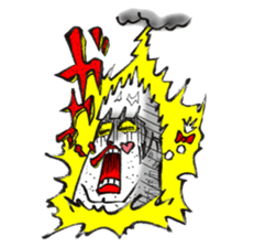 High school Moai girl "Moami" sticker #2755440