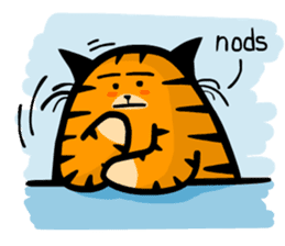 Totora the Tiger sticker #2755654