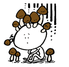 Fairy mushroom SIMEJIN sticker #2755893