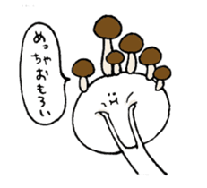 Fairy mushroom SIMEJIN sticker #2755903