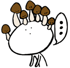 Fairy mushroom SIMEJIN sticker #2755907