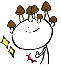 Fairy mushroom SIMEJIN sticker #2755909