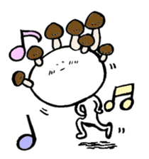 Fairy mushroom SIMEJIN sticker #2755918