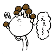 Fairy mushroom SIMEJIN sticker #2755921