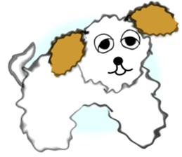 Family dog "marusuke" sticker #2756028