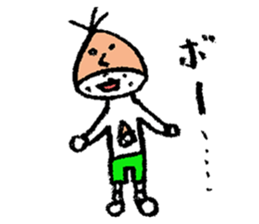 marron boy sticker #2756475