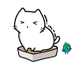 Me-Me cat & Friend sticker #2756870