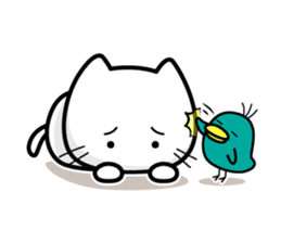 Me-Me cat & Friend sticker #2756874
