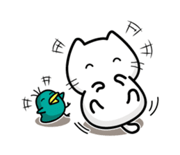 Me-Me cat & Friend sticker #2756887