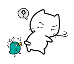 Me-Me cat & Friend sticker #2756890