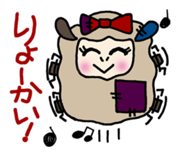 Patchy stuffed toy vol2 "sheep" sticker #2757133