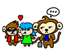 JumpJi : The Salary Monkey sticker #2757525