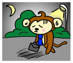 JumpJi : The Salary Monkey sticker #2757526
