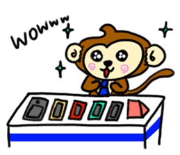 JumpJi : The Salary Monkey sticker #2757533
