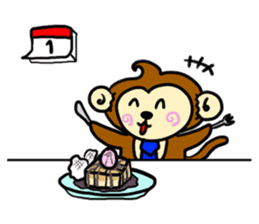 JumpJi : The Salary Monkey sticker #2757534