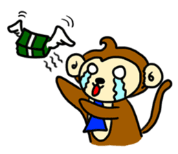 JumpJi : The Salary Monkey sticker #2757535
