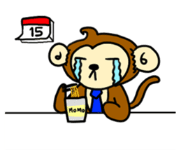 JumpJi : The Salary Monkey sticker #2757536