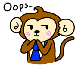 JumpJi : The Salary Monkey sticker #2757542