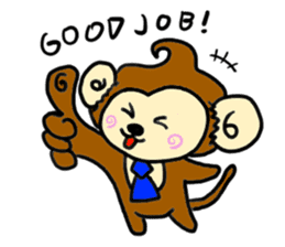 JumpJi : The Salary Monkey sticker #2757543