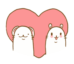 Mina & Koko : Sweetheart sticker #2757866