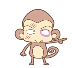 Juking Monkey. sticker #2758003
