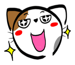 Tortoiseshell cat Sticker sticker #2758031