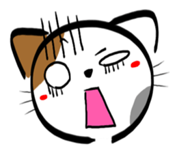 Tortoiseshell cat Sticker sticker #2758032