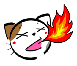 Tortoiseshell cat Sticker sticker #2758033