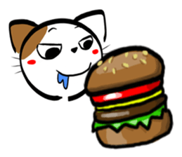 Tortoiseshell cat Sticker sticker #2758034