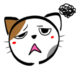 Tortoiseshell cat Sticker sticker #2758035