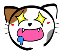 Tortoiseshell cat Sticker sticker #2758038