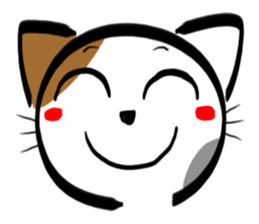 Tortoiseshell cat Sticker sticker #2758043