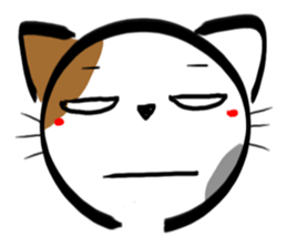 Tortoiseshell cat Sticker sticker #2758046