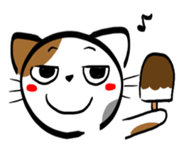 Tortoiseshell cat Sticker sticker #2758047