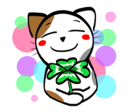 Tortoiseshell cat Sticker sticker #2758048