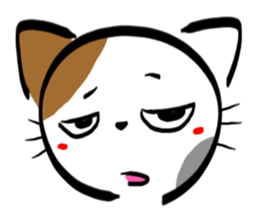 Tortoiseshell cat Sticker sticker #2758050