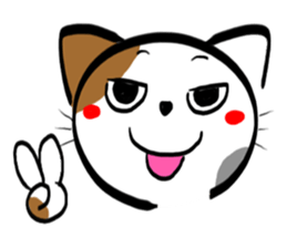 Tortoiseshell cat Sticker sticker #2758051