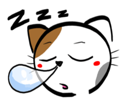 Tortoiseshell cat Sticker sticker #2758053