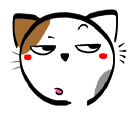 Tortoiseshell cat Sticker sticker #2758055