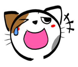 Tortoiseshell cat Sticker sticker #2758057